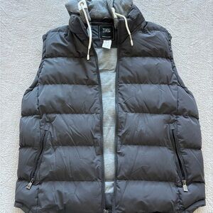Men's Charcoal Puffer Vest